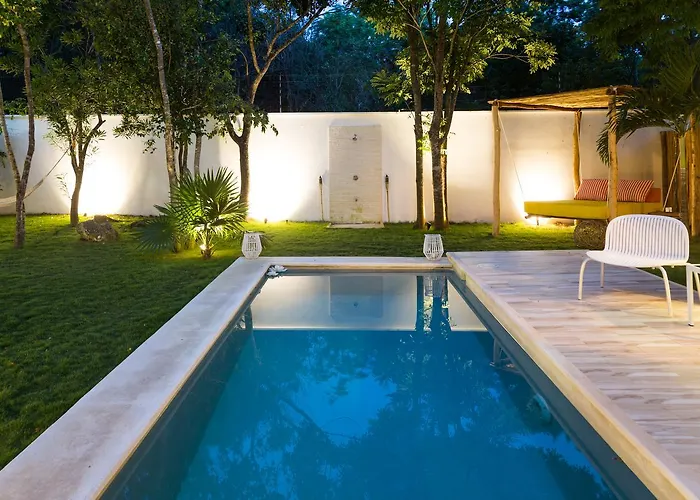 Luxury Private , Private Pool, Private Garden, Jacuzzi, 24hours Security Pousada Tulum